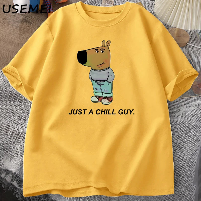 Chill Meme Graphic Cotton Tee