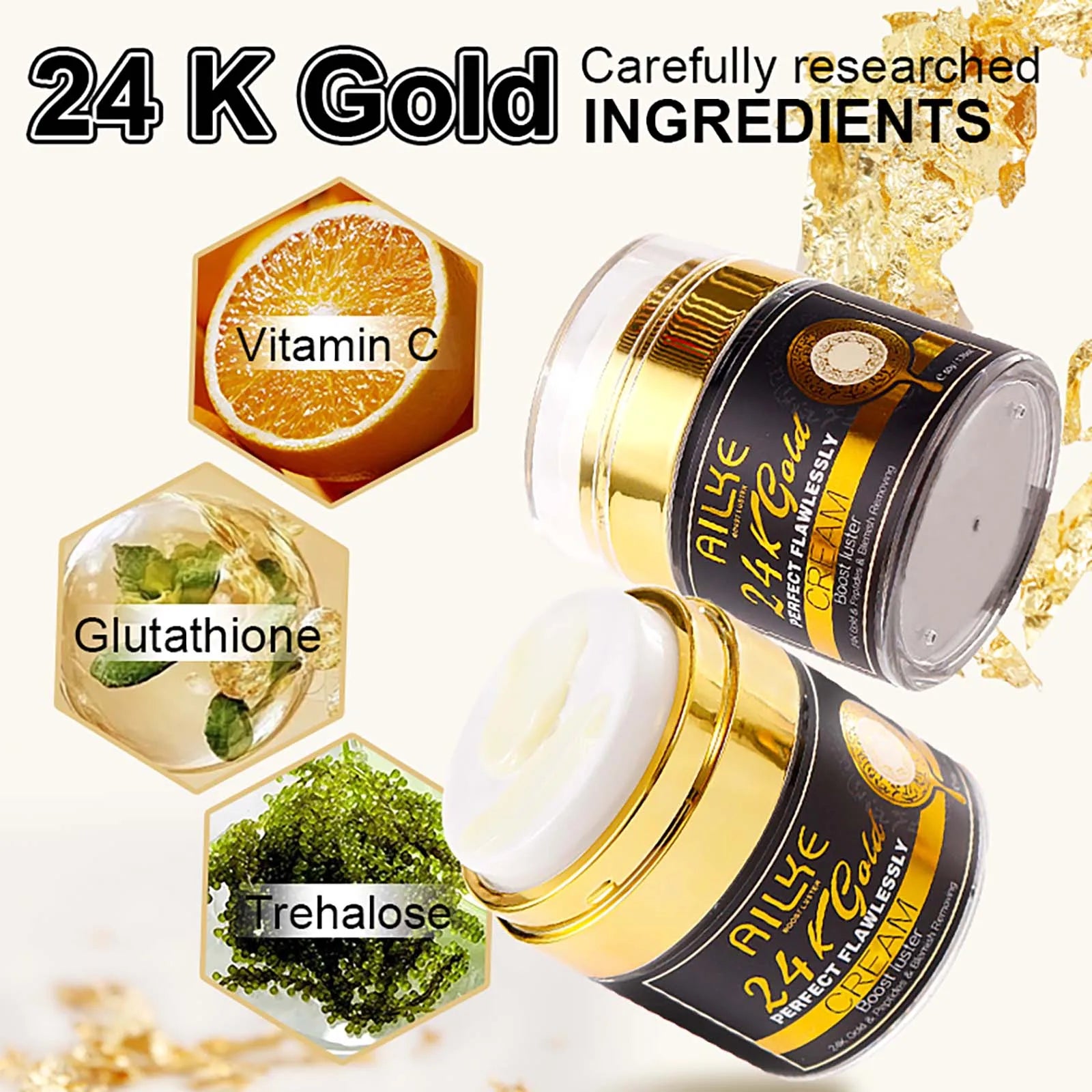 24K Gold Collagen Whitening Care Set