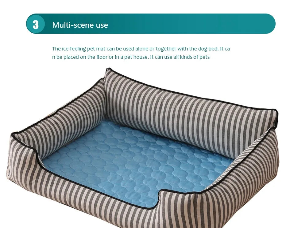Extra Large Summer Cooling Bed Mat