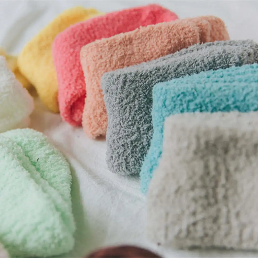 Plush Cozy Winter Cotton Socks