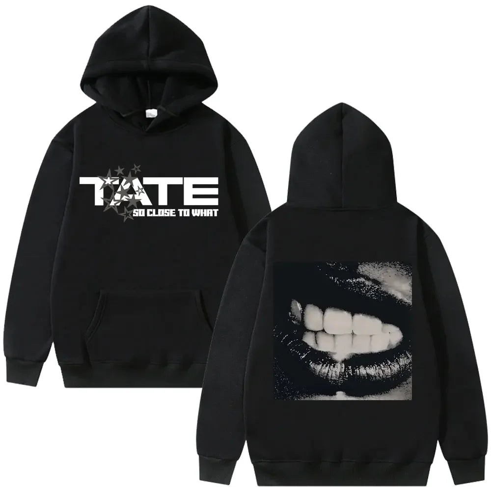 Tate McRaeConcert Miss Possessive Tour Hoodie Printed Unisex Fashion Loose Fit Sportswear Fleece Hoodie Autumn/Winter Sweatshirt