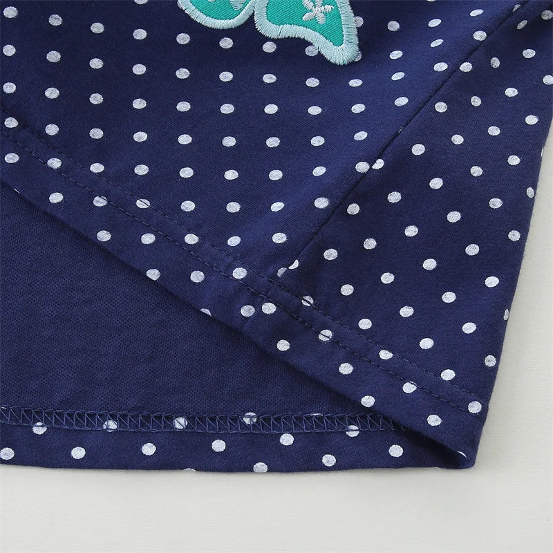 Butterfly Polka Princess Girls Dress
