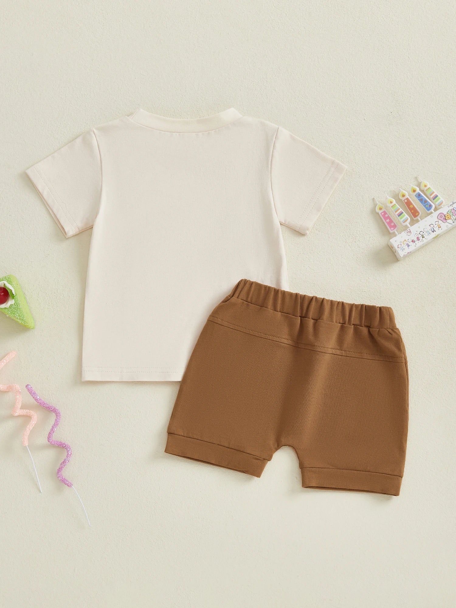 Toddler Cartoon Summer Outfit Set