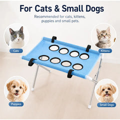 Pet Grooming Bed Portable Detachable Pet Bath Hammockstand Soft Breathable Mesh Support Rack Pet Drying For Cats And Small Dogs