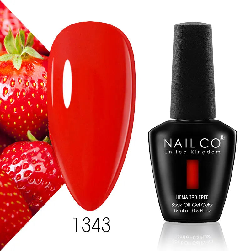 NAILCO 15ml Nail Gel Polish Semi Permanent UV Varnish Nails Art Gel Vernis Manicure TOP BASE Nails Products Supplies Equipment