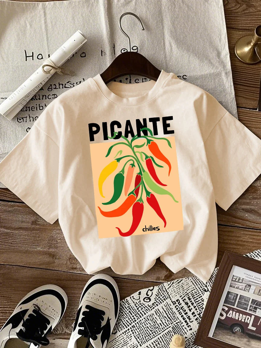Picante Chillies Streetwear Cotton Tee