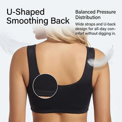 Sports Bra for Women Minimizer Support Front Closure Posture Corrector Shaper Push Up Yoga Fitness Running Padded Bralette