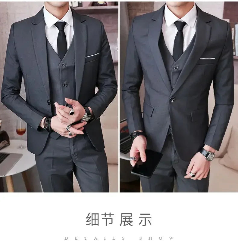 British Style Three Piece Suit