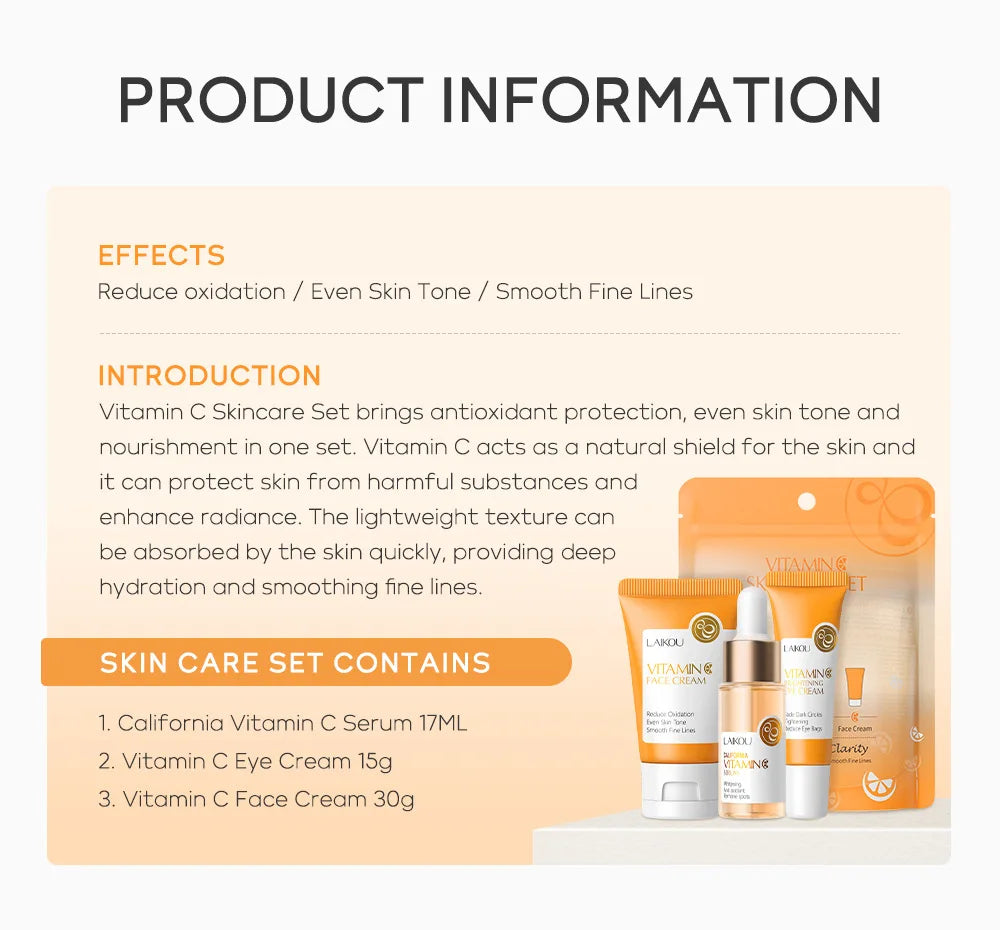 Vitamin C Sakura Facial Care Set