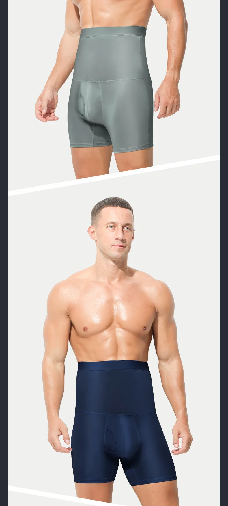 High Waist Sports Boxer Shorts