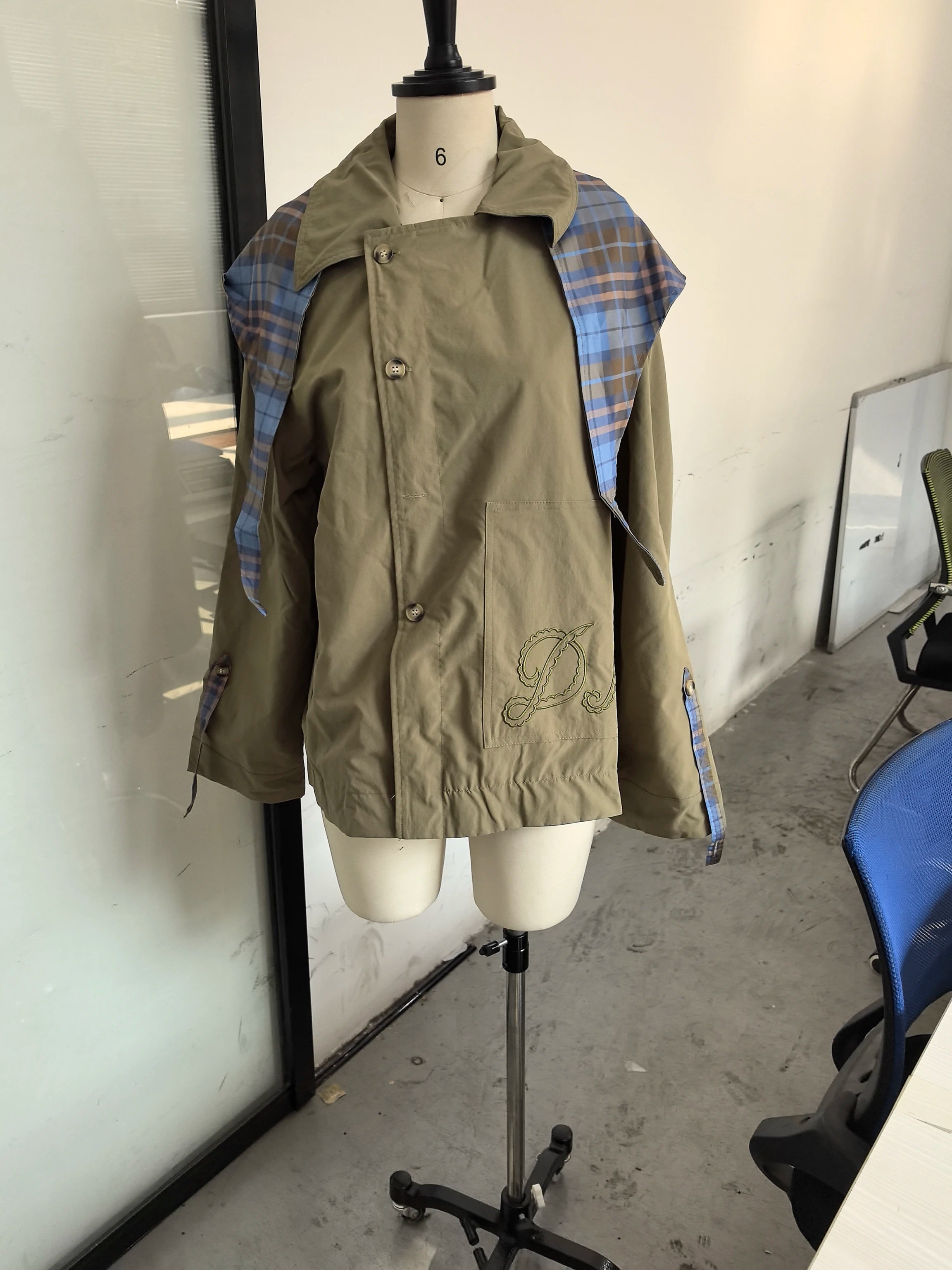 Casual Double Sided Women Coats Loose Long Sleeve Turn-Down Collar Pocket Female Jacket 2026 Autumn Fashion Lady Outwear New