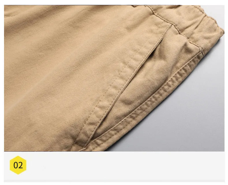 Loose Cotton Tactical Cargo Pants