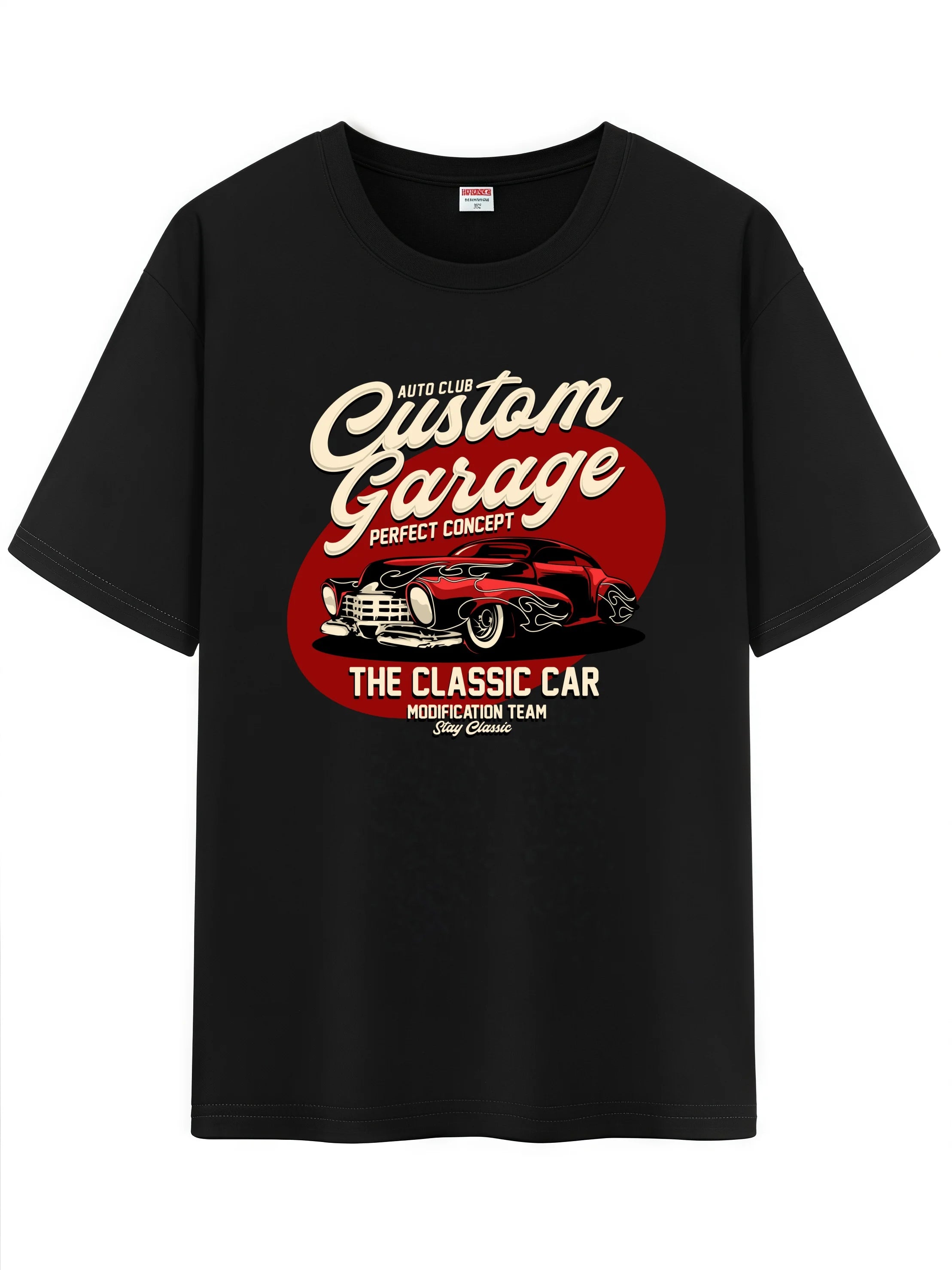 Retro Cartoon Graphic Crew Tee