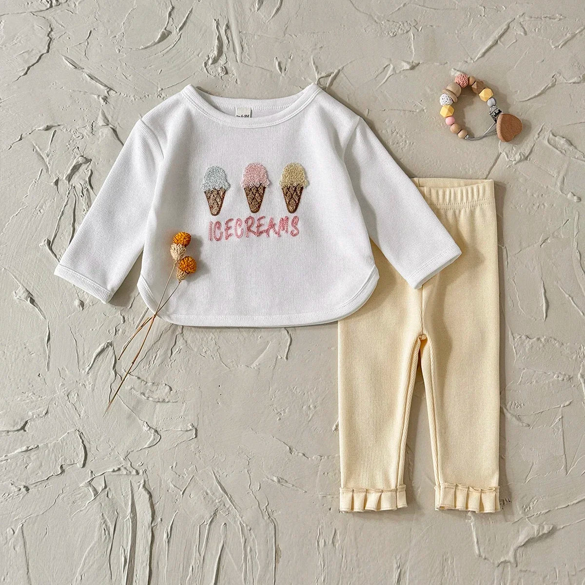 Sweet Patchwork Baby Girl Set