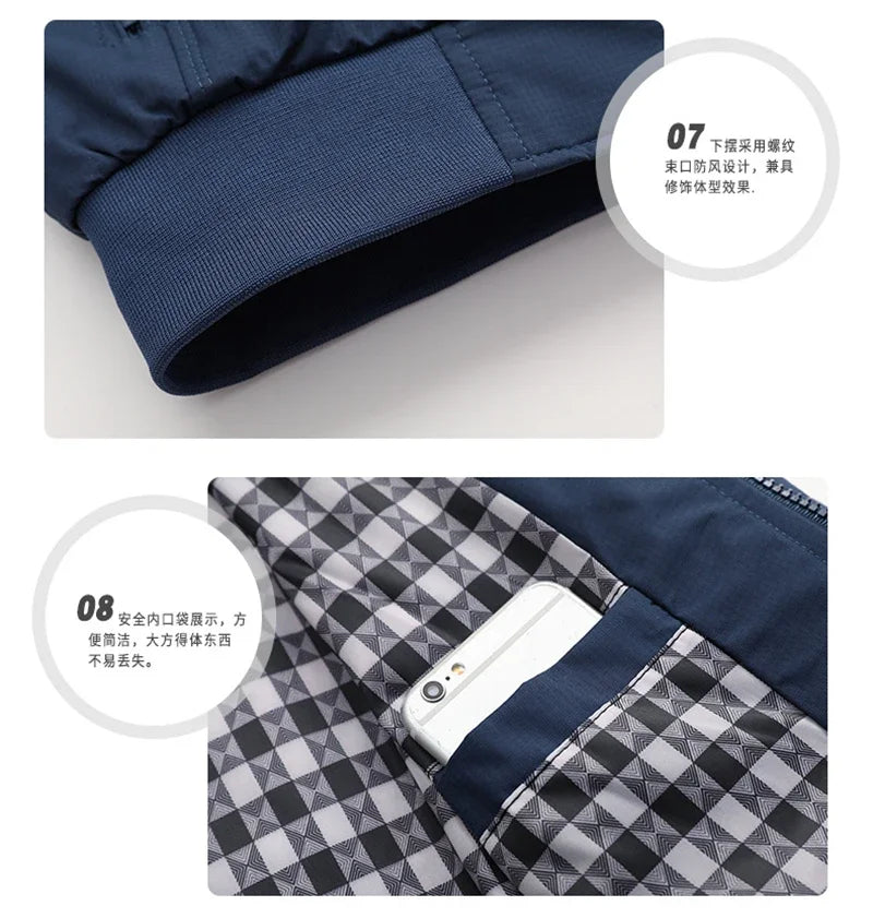 Casual Hooded Slim Bomber Jacket