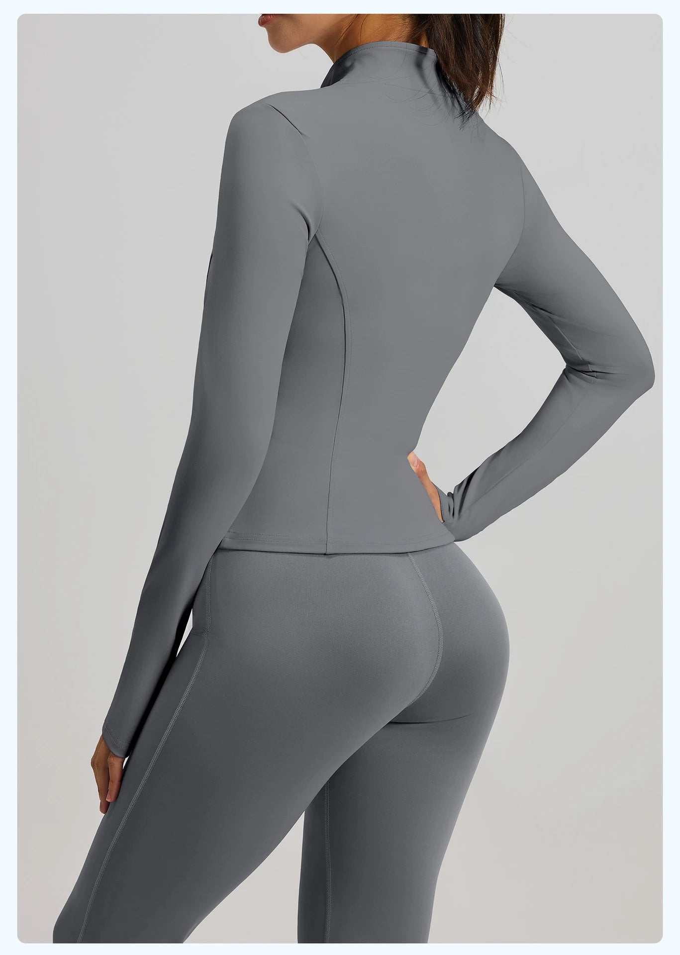 2PCS yoga suit, exercise set, gym set, women's exercise set, running exercise suit, long sleeved exercise suit, yoga suit