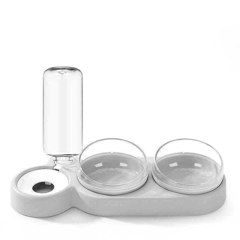 3-Bowl Large Diameter Pet Feeder