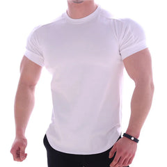 Men's Running T-Shirts Quick Dry Compression Sport T-Shirts Fitness Gym Jogging Shirts, Soccer Shirts Men's Jersey Sportswear