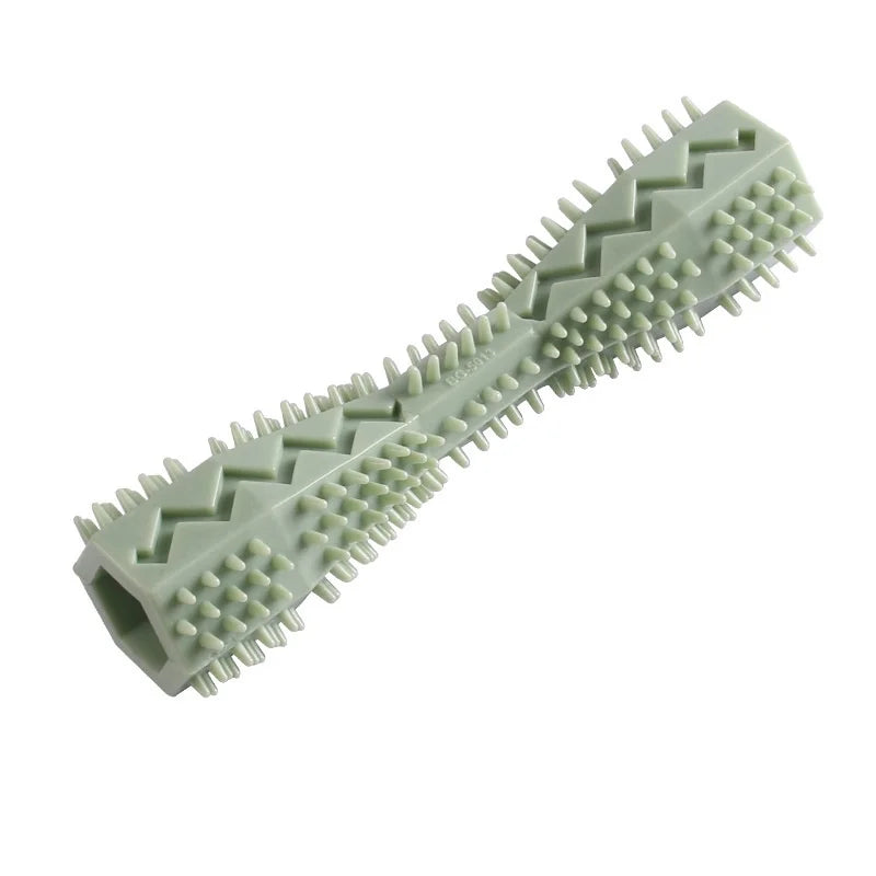 Dog Teething Toy Chew Stick Bite Resistant Fun Leak Proof Food Toy Pet Teether Cleaner Stick