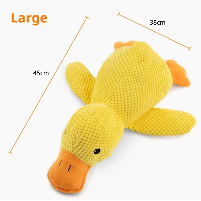 Cuddly Yellow Duck Squeak Toy