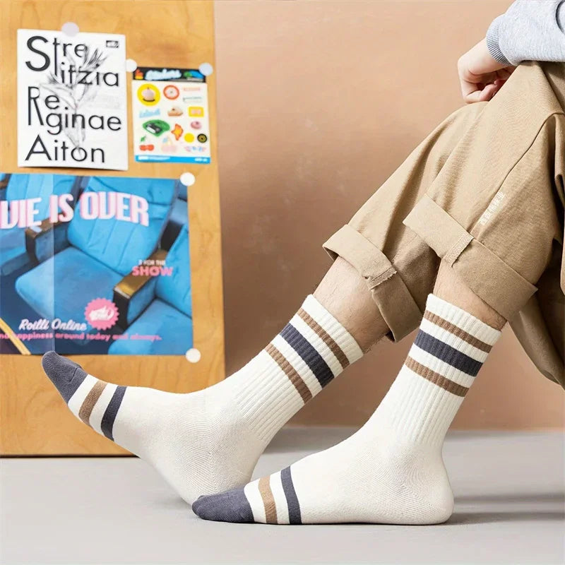 Striped Casual Men Sock Pack