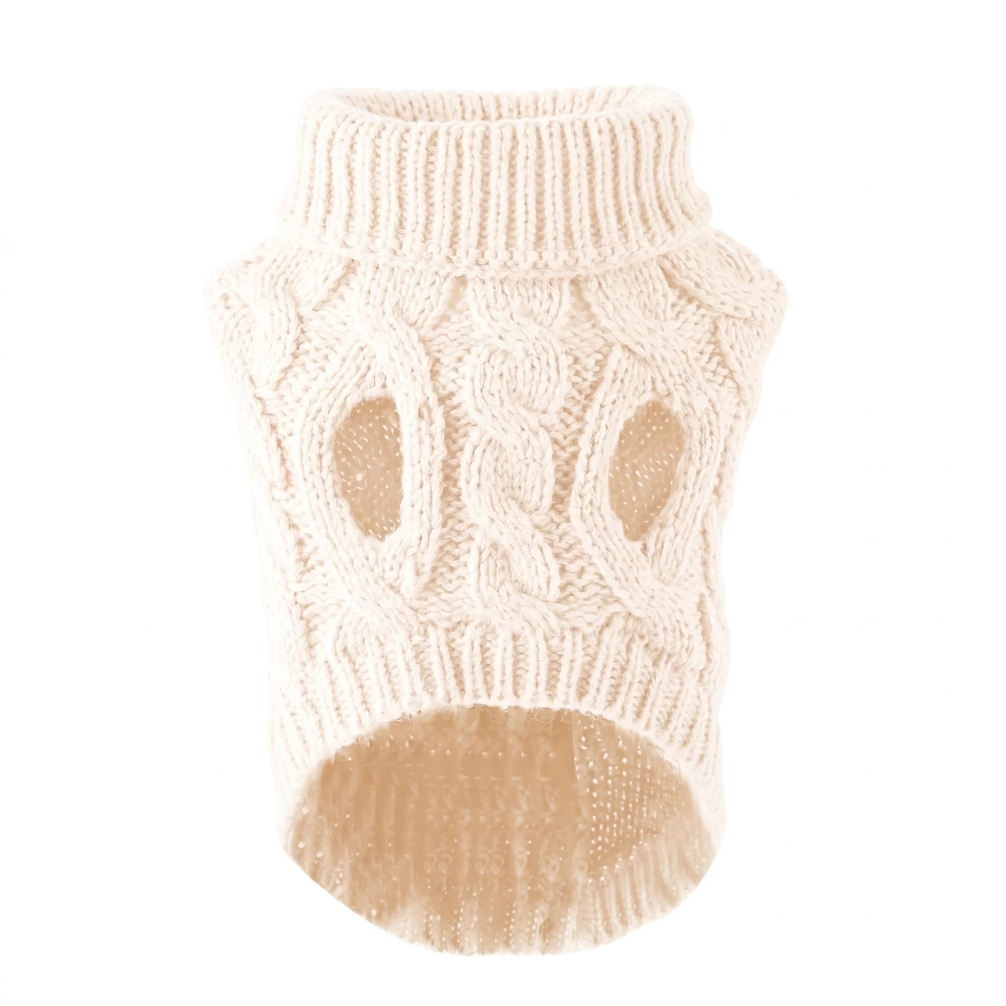 Twist Knit Warm Dog Sweater