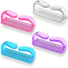 4pcs/Set Nail Art Tools Kit With Large Nail Polish Brush, Dust Brush, Cleaning Brush And Cuticle Pusher