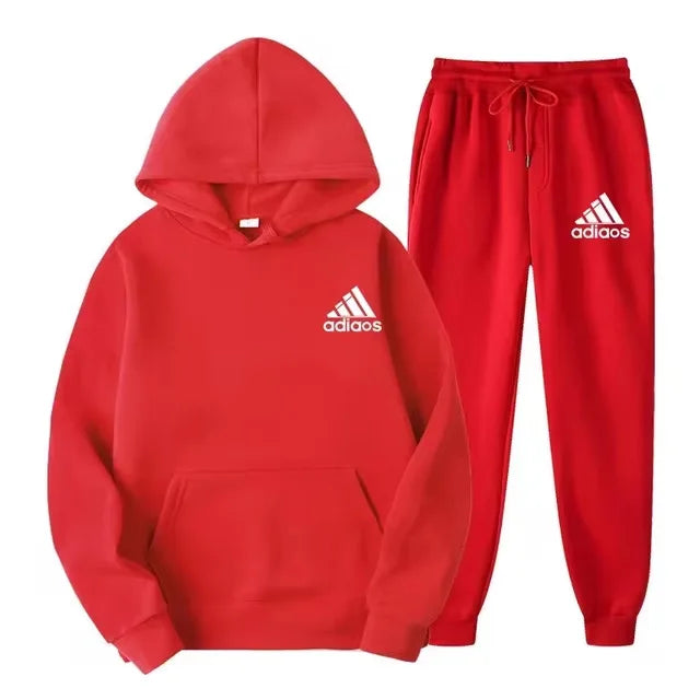 Casual Hooded Pullover Set