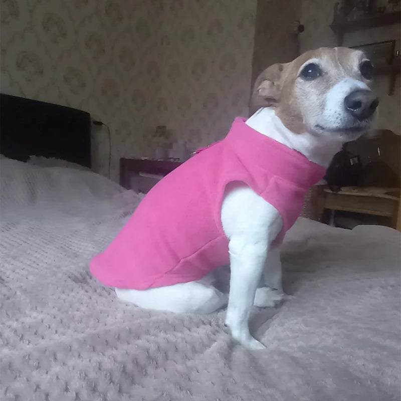 D-Ring Warm Fleece Dog Vest