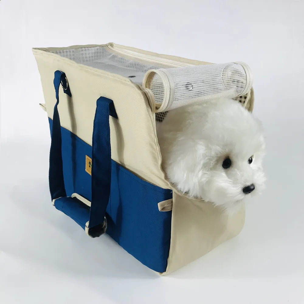 Portable Dog Carrier Cat Dog Outdoor Travel Bag Breathable Pet Carrying Pouch Travel Duffle for Cats Small Dogs Car Seat Carrier