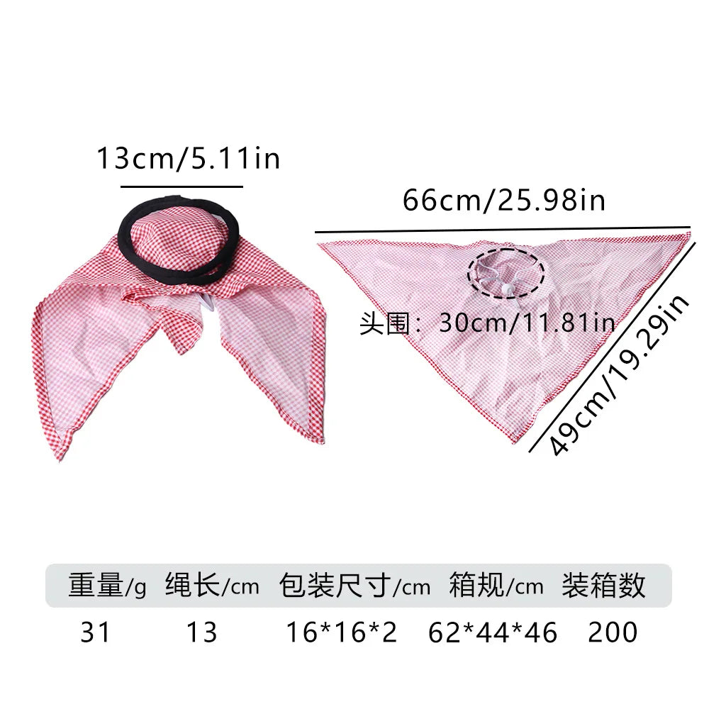 Pet Headscarf Fun Costume for Party Role Play Gathering Photo Cute Hat Pet Accessories for Small Cats Dogs Decoration Cat Hat