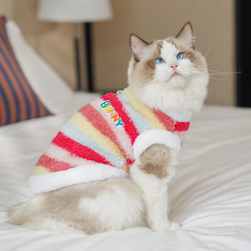 Pet Dog Clothes Soft Warm Fleece Dogs Jumpsuits Pet Clothing for Small Dogs Puppy Cats Clothes Chihuahua Yorkshire Costume Coat
