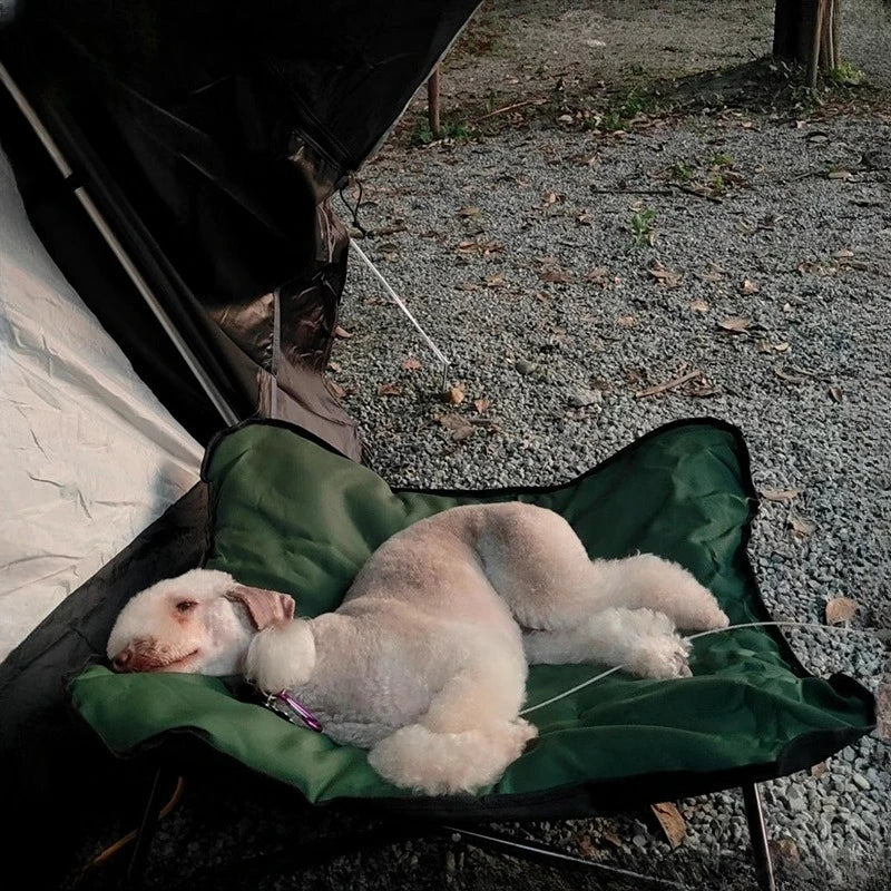 Foldable Outdoor Pet Bed Waterproof Detachable Kennel with Bite Resistant Comfort Pad for Dogs Cats Camping Travel Pet Supplies