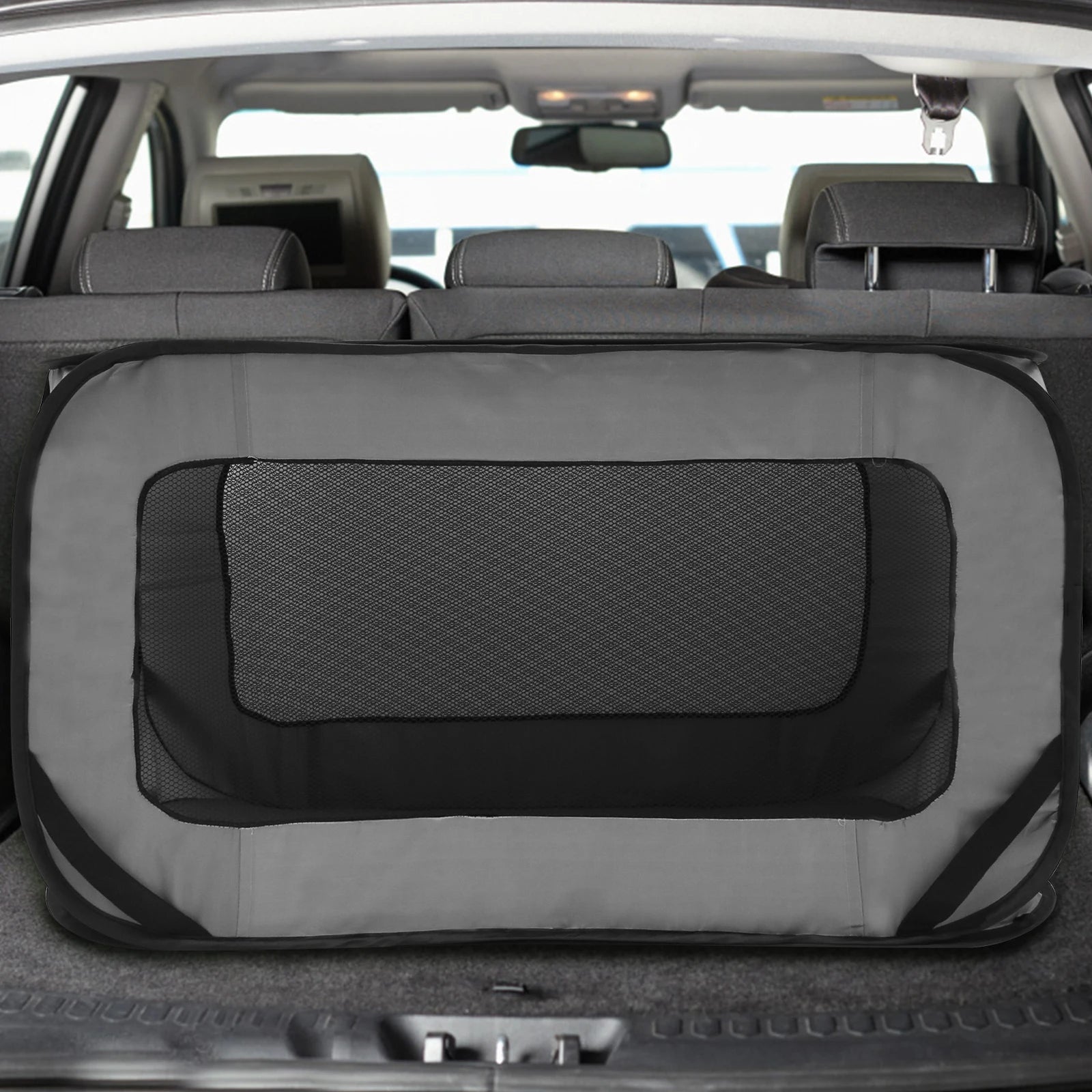 Dog Travel Crate Portable Pop Up Dog Crate with Zipper Mesh Door Foldable Small Dog Seat Kennel for Indoor Outdoor Puppy Cat
