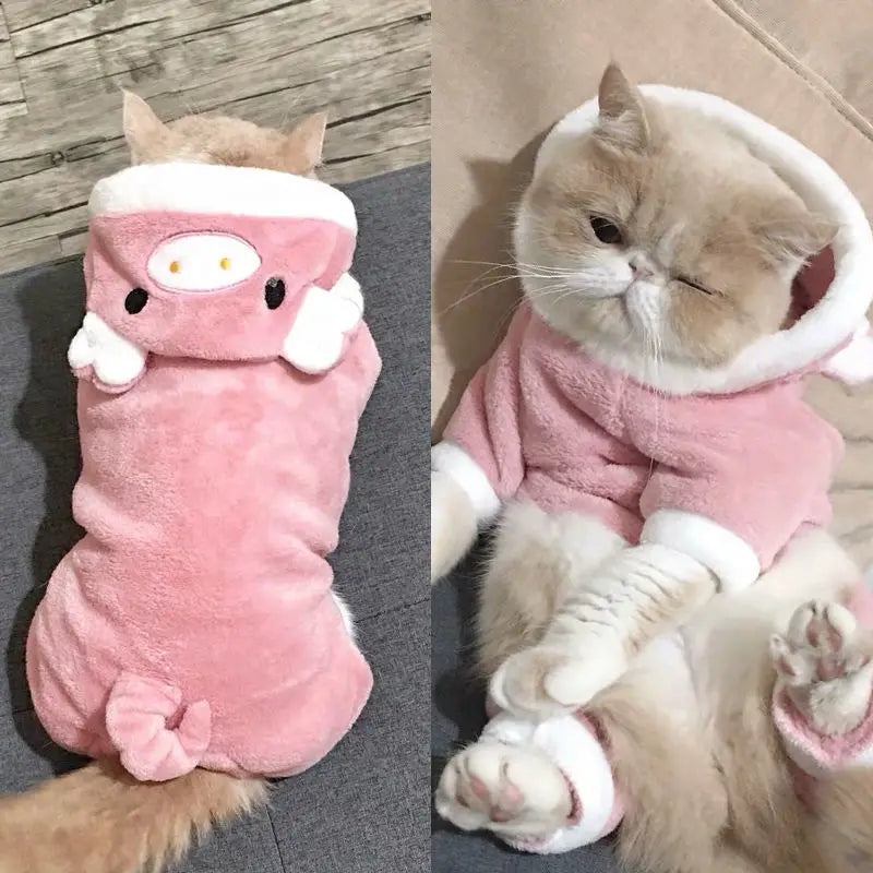 Soft Warm Fleece Dog Jumpsuit