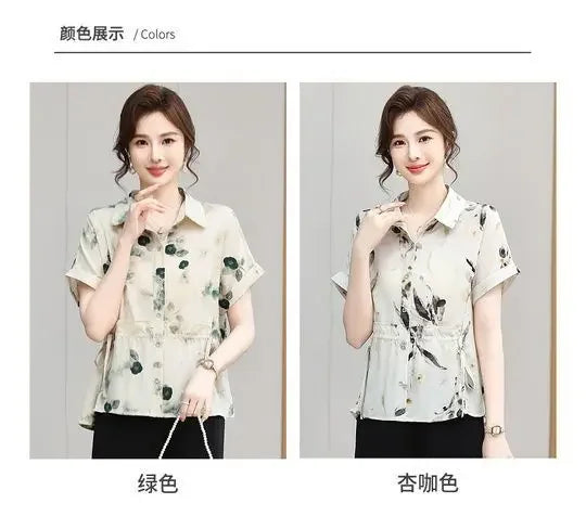 Printed Summer Casual Shirt Women