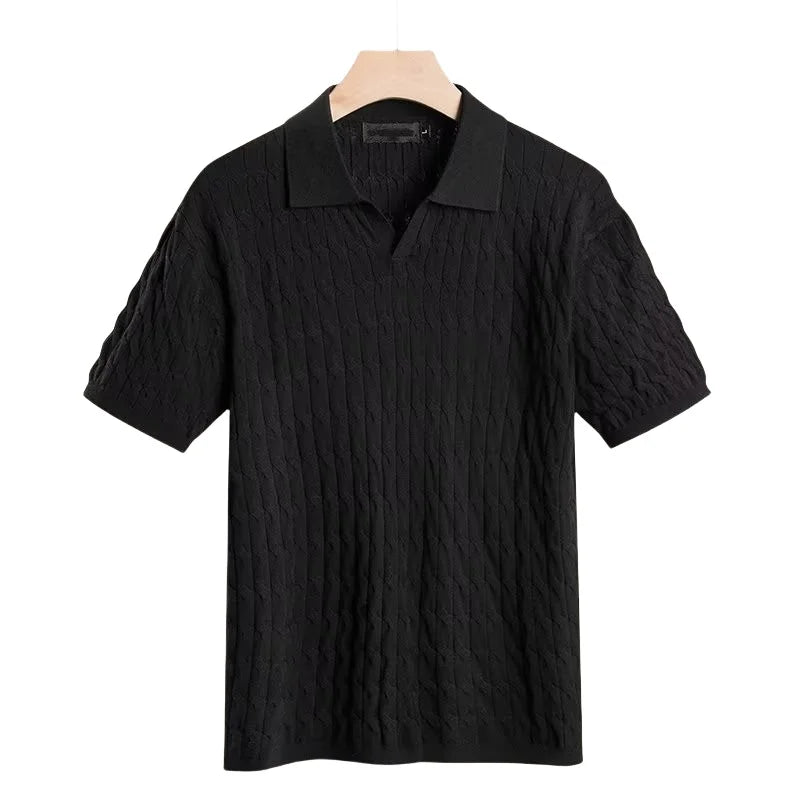 Slim Knit Breathable Business Polo