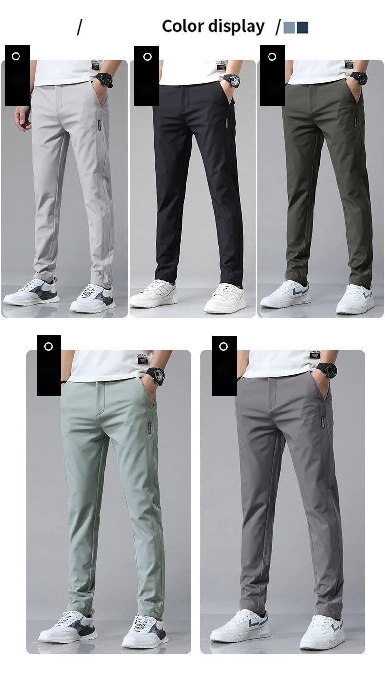 Ultra Thin Slim Casual Golf Pants