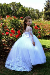 Lace Ball Gown Flower Dress