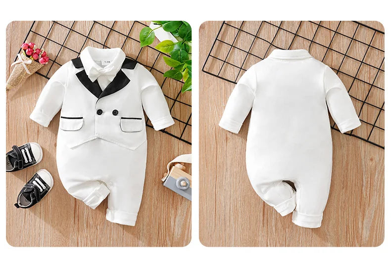 Baby Gentleman Long Sleeve Jumpsuit