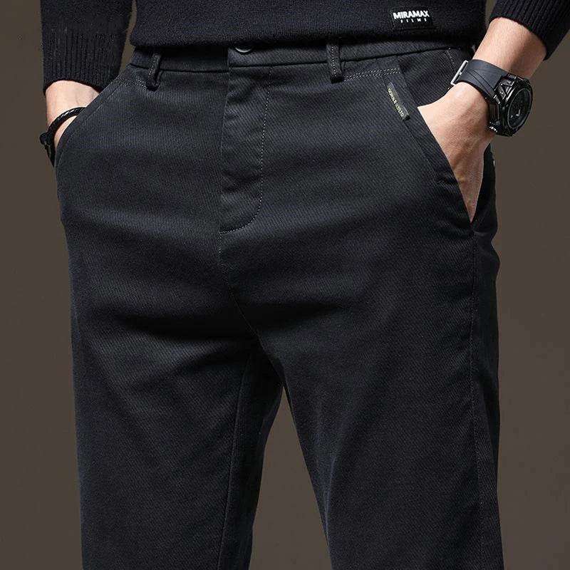 High End Casual Straight Pants