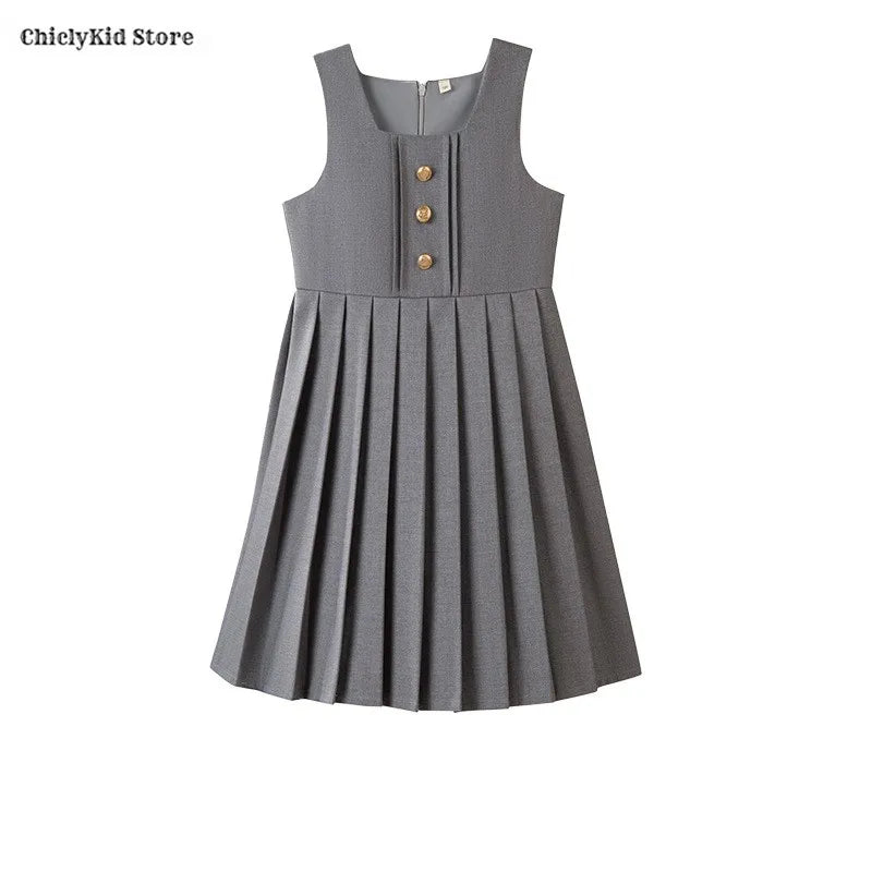 British Style Kids Vest Suit
