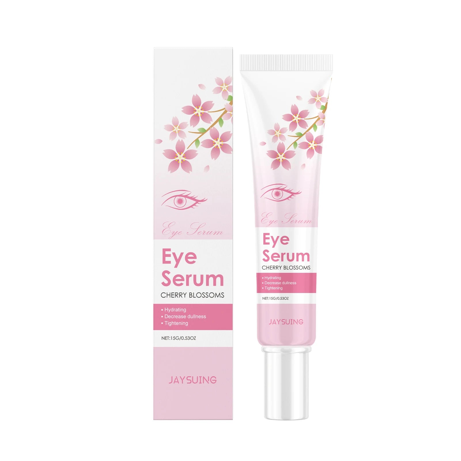 Sakura Skincare Set Moisturizer Face Cream Serum Toner Facial Cleanser Eye Cream Anti-Wrinkle Brighten Face Care Kit for Women