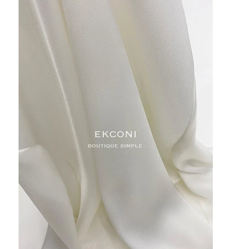 Elegant Satin Office Casual Shirt