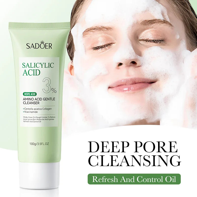 Salicylic Foam Facial Cleanser Wash