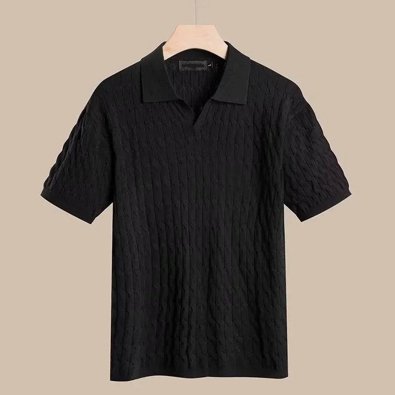 Slim Knit Breathable Business Polo