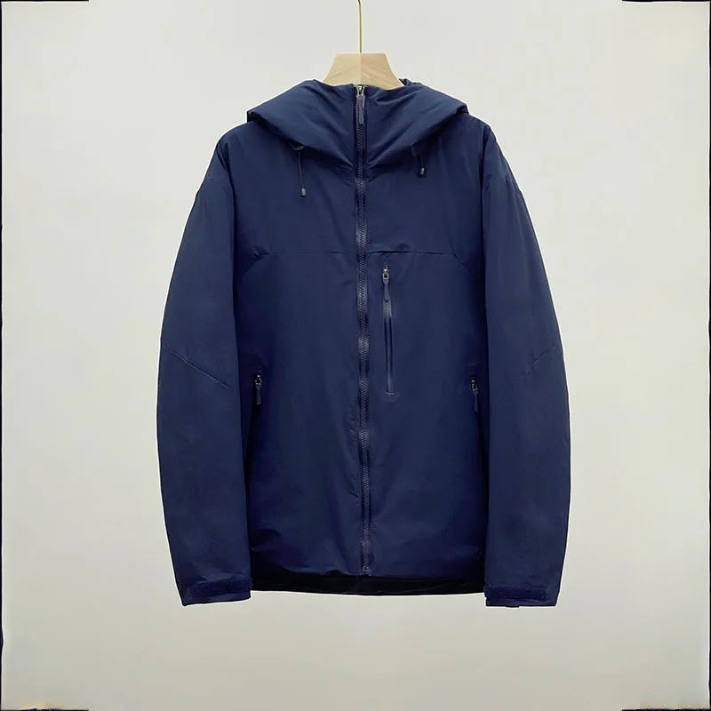 Color Blocked Outdoor Down Jacket