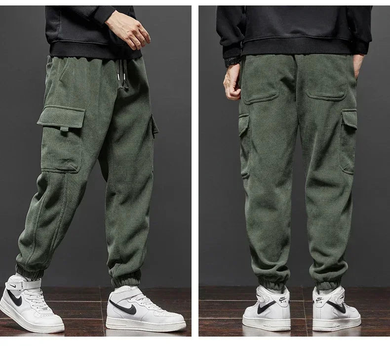 Elastic Waist Casual Jogger Pants