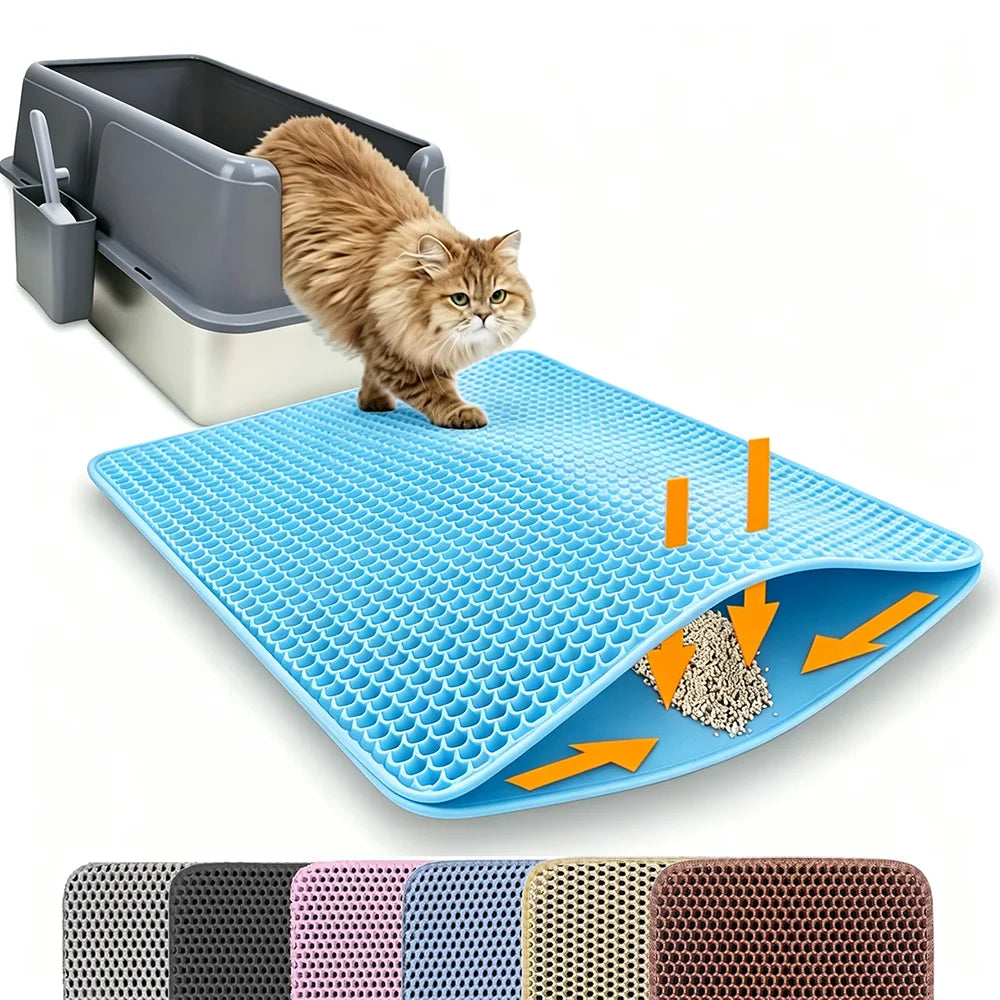 Double Layer Non-Slip Litter Mat