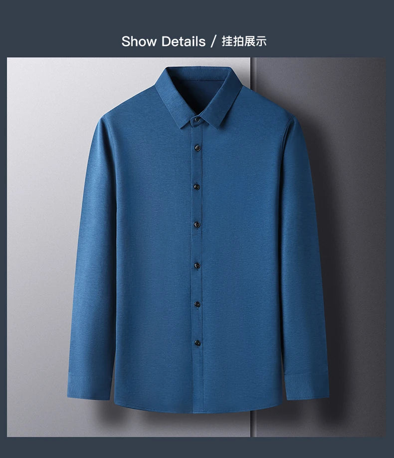 Mulberry Silk Blend Slim Shirt
